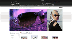 Desktop Screenshot of exoticeyewear.com